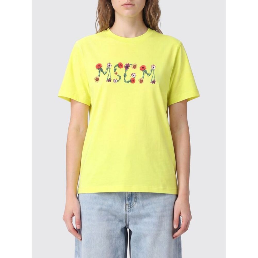 Msgm T-Shirt Woman Yellow
